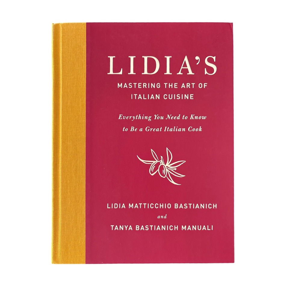Lidia's Mastering the‎ Art of Italian Cuisine Hardcover Cookbook 2017 Bastianich